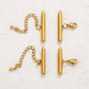 Metal Stainless Steel Bead Chain Tube Bracelet Necklace Electroplating Diy Jewelry Accessories