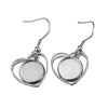 Metal Stainless Steel Geometric Irregular Ear Hook Empty Pendant Earrings Accessories With Electroplating Treatment