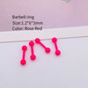 Metal Stainless Steel Geometric Painted Baking Varnish Unisex Body Piercing Earrings Jewelry