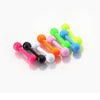 Metal Stainless Steel Geometric Painted Baking Varnish Unisex Body Piercing Earrings Jewelry