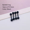 Metal Stainless Steel Geometric Painted Baking Varnish Unisex Body Piercing Earrings Jewelry