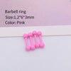 Metal Stainless Steel Geometric Painted Baking Varnish Unisex Body Piercing Earrings Jewelry