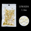 Metal Star Moon Snowflake Gear Nail Art Rivet Charms Simple Decorative Nail Jewelry Patch For Diy Nail Design