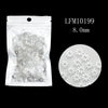 Metal Star Moon Snowflake Gear Nail Art Rivet Charms Simple Decorative Nail Jewelry Patch For Diy Nail Design