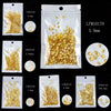 Metal Star Moon Snowflake Gear Nail Art Rivet Charms Simple Decorative Nail Jewelry Patch For Diy Nail Design