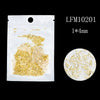 Metal Star Moon Snowflake Gear Nail Art Rivet Charms Simple Decorative Nail Jewelry Patch For Diy Nail Design