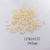 Metal Star Moon Snowflake Gear Nail Art Rivet Charms Simple Decorative Nail Jewelry Patch For Diy Nail Design