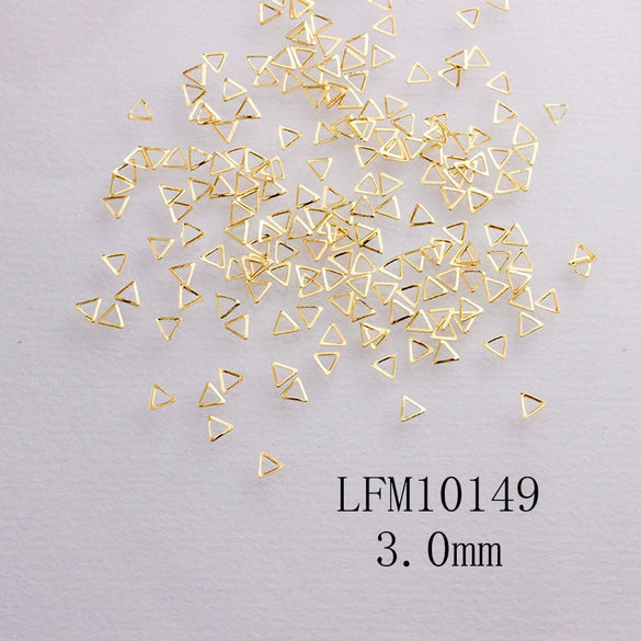 Metal Star Moon Snowflake Gear Nail Art Rivet Charms Simple Decorative Nail Jewelry Patch For Diy Nail Design