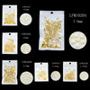 Metal Star Moon Snowflake Gear Nail Art Rivet Charms Simple Decorative Nail Jewelry Patch For Diy Nail Design