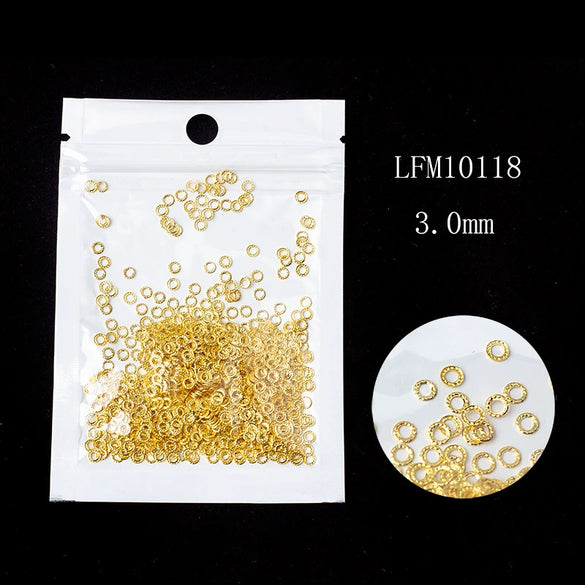 Metal Star Moon Snowflake Gear Nail Art Rivet Charms Simple Decorative Nail Jewelry Patch For Diy Nail Design