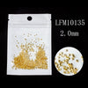 Metal Star Moon Snowflake Gear Nail Art Rivet Charms Simple Decorative Nail Jewelry Patch For Diy Nail Design