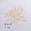 Metal Star Moon Snowflake Gear Nail Art Rivet Charms Simple Decorative Nail Jewelry Patch For Diy Nail Design