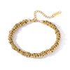 Metal Style Threecolor Thick Chain Titanium Steel Women's Bracelet With Geometric Pattern And Electroplating Treatment