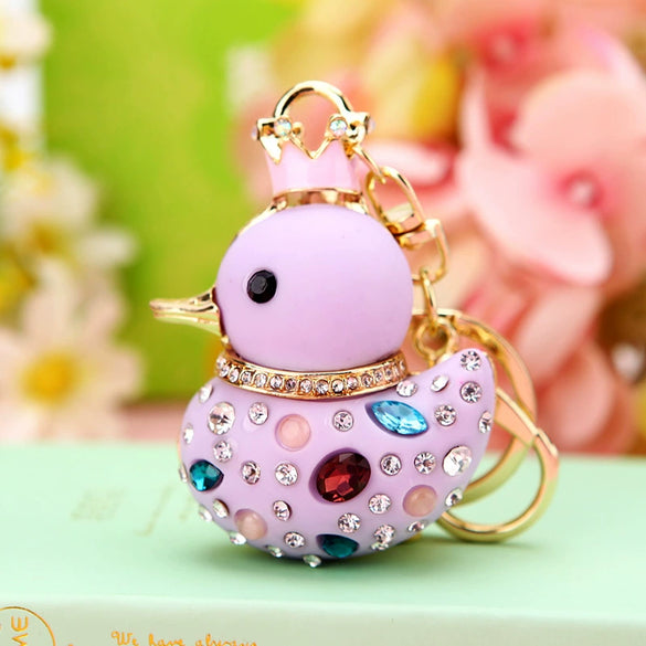 Metal Swan Creative Keychain For Women As Gift