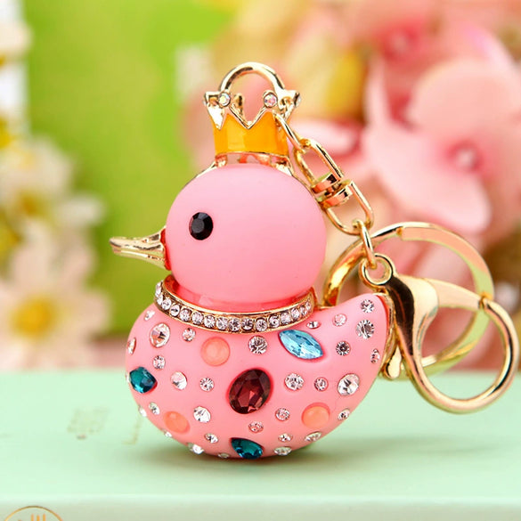 Metal Swan Creative Keychain For Women As Gift