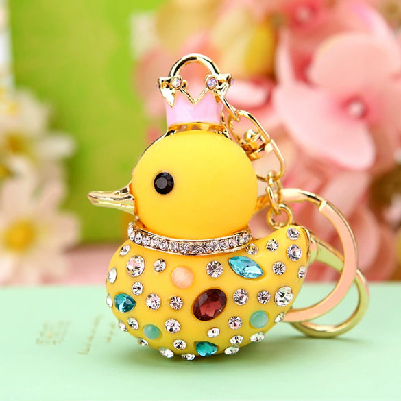 Metal Swan Creative Keychain For Women As Gift