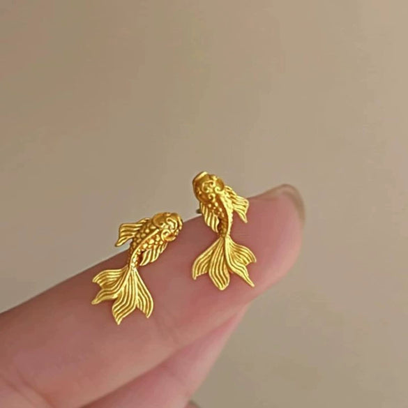 Metal Tassel Earrings With Flower Pattern Electroplated In Silver Needle Style Fashion Light Luxury Cold Retro Allmatch Highend For Women