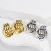 Metal Temperament Women's Tassel Earrings Jewelry Copper Geometric Ushape Electroplated