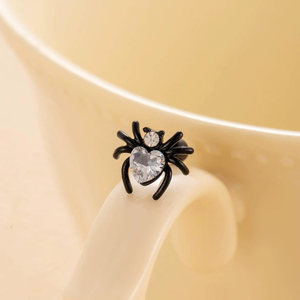 Metal Titanium Steel Women's Punk Style Animals Zodiac Zircon Set Ear Bone Ear Nail Double Head Screw Earrings