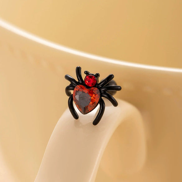 Metal Titanium Steel Women's Punk Style Animals Zodiac Zircon Set Ear Bone Ear Nail Double Head Screw Earrings