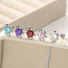 Metal Turtle Inlaid Zircon Cartilage Piercing For Women Fashion Design
