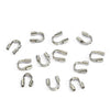 Metal Ushaped Tail Buckle Horseshoe Buckle Handmade Jewelry Material For Necklace Bracelet With Paint Design