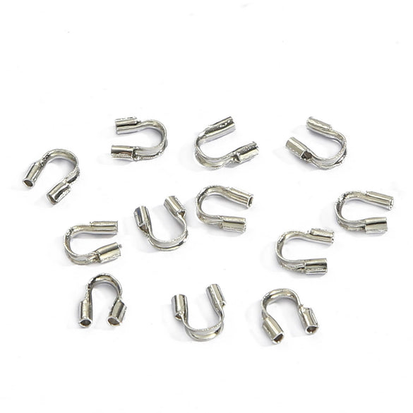 Metal Ushaped Tail Buckle Horseshoe Buckle Handmade Jewelry Material For Necklace Bracelet With Paint Design