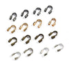 Metal Ushaped Tail Buckle Horseshoe Buckle Handmade Jewelry Material For Necklace Bracelet With Paint Design
