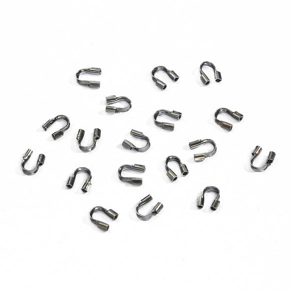 Metal Ushaped Tail Buckle Horseshoe Buckle Handmade Jewelry Material For Necklace Bracelet With Paint Design