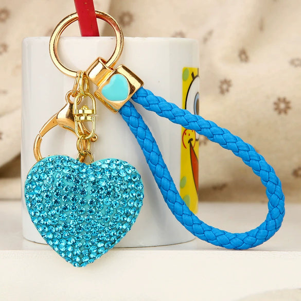 Metal Women Creative Lucky Love Bag Car Keychain Pendant