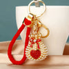 Metal Women Creative Lucky Love Bag Car Keychain Pendant