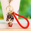 Metal Women Creative Lucky Love Bag Car Keychain Pendant