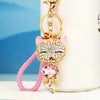 Metal Women Creative Lucky Love Bag Car Keychain Pendant