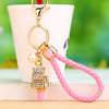 Metal Women Creative Lucky Love Bag Car Keychain Pendant
