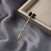 Metal Women's Bear Cartoon Style Goldinlaid Paint Hairpin Clip