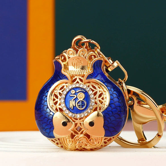 Metal Women's Creative Lucky Bag Car Key Chain Pendant For Business Gifts