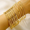 Metal Women's Geometric Iron Electroplated Bracelet