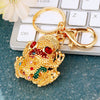 Metal Yuanbao Style Keychain Ornament For Women's Bag And Car Key