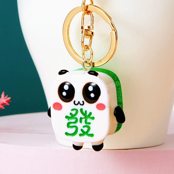 Metal Yuanbao Style Keychain Ornament For Women's Bag And Car Key