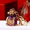 Metal Yuanbao Style Keychain Ornament For Women's Bag And Car Key