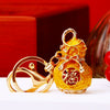 Metal Yuanbao Style Keychain Ornament For Women's Bag And Car Key