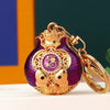 Metal Yuanbao Style Keychain Ornament For Women's Bag And Car Key