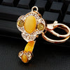 Metal Yuanbao Style Keychain Ornament For Women's Bag And Car Key