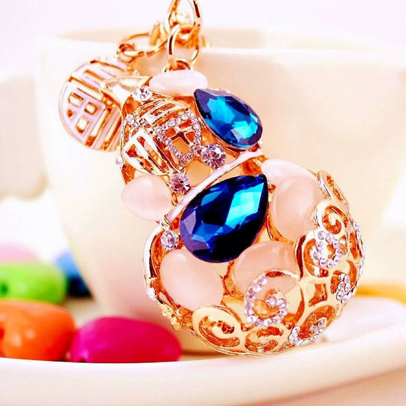 Metal Yuanbao Style Keychain Ornament For Women's Bag And Car Key