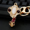 Metal Yuanbao Style Keychain Ornament For Women's Bag And Car Key
