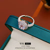 Metal Zircon Pig Nose Open Ring Women's Hand Jewelry Light Luxury Design