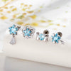 Metal Zircon Set Candy Star Cartilage Piercing Ear Bone Nail Cool Style