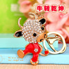 Metal Zodiac Car Keychain For Girls And Couples Zinc Alloy Pendant Wholesale