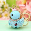 Metal Zodiac Chicken Creative Women's Car And Bag Keychain Pendant