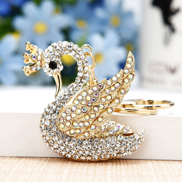 Metal Zodiac Chicken Creative Women's Car And Bag Keychain Pendant